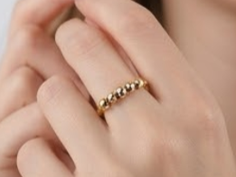 bague anti stress perles roulantes apaisantes