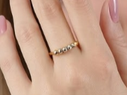 bague anti stress perles roulantes apaisantes