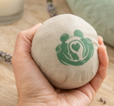 balle d'ancrage sensoriel en tissu doux