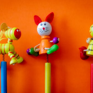 stylo anti stress avec figurine