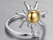 bague anti stress ajustable oeil de chat